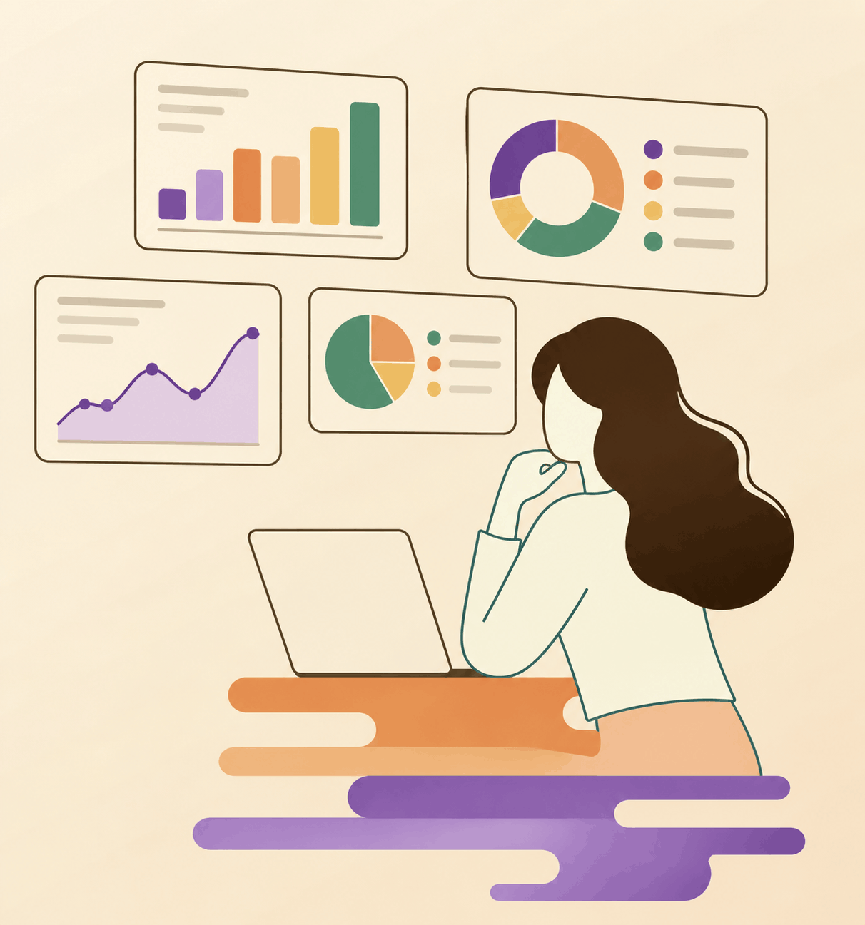Businesses illustration